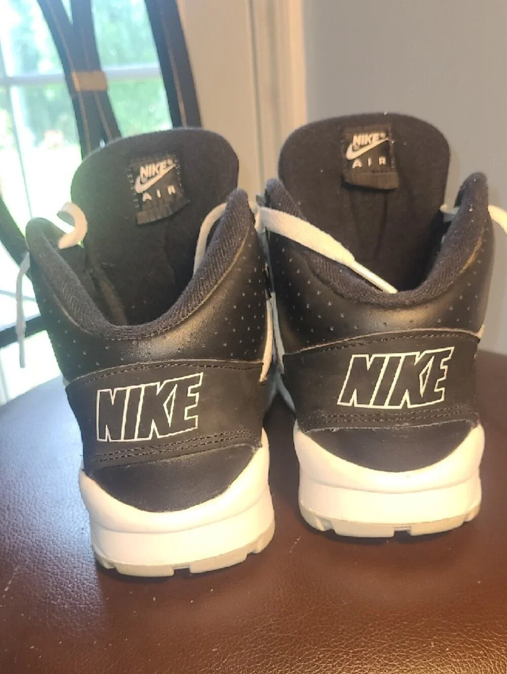 Nike Air Trainer High SC Raiders Black Smoke Grey Size 6.5 Youth